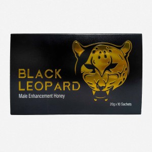 Black Panther Power Honey – Fast Dissolving Oral Strips for Men‘s Energy Booster， Premium Natural Honey with Tongkat Ali & Maca， Male Stamina & Vitality Supplement