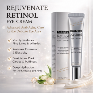 Ready to Ship Rejuvenate Retinol Eye Cream – Advanced Anti-Aging Care for Delicate Eye Area， Visibly Reduces Fine Lines & Wrinkles， Restores Firmness & Elasticity， Diminishes Dark Circles & Puffiness with Deep Hydration