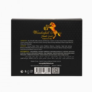 Wonderfull Honey Miracle Sticks – Fast Dissolving Oral Honey for Men‘s Energy Booster， Premium Natural Blend with Tongkat Ali & Maca for Male Stamina， Vitality & Adult Health