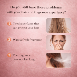 Ready to Ship Hair Perfume – Revitalizing Mist with Long-Lasting Pleasant Scent， Lightweight Fragrance Spray for Hair， Nourishes & Freshens Between Washes， All-Day Silky Aroma