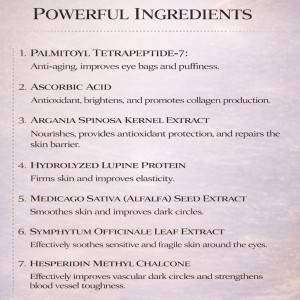 Ready to Ship Instant Firming Eye Cream – Fast-Acting Lift & Tighten Formula for Under-Eye Bags， Fine Lines & Wrinkles， Advanced Anti-Aging Moisturizer for All Skin Types