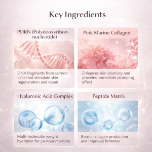 Ready to Ship PDRN Pink Collagen Volume Multi Balm – High-Concentration PDRN Complex， Multi-Action Volume Effect， Instant Firming & Hydration， Visible Youthful Radiance for Face & Neck