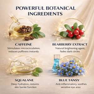 UNDER EYE ELIXIR – Instant Brightening + 24H De-Puffing， Deep Repair & Fine Line Reduction， Advanced Eye Serum for Awakened， Youthful Eyes