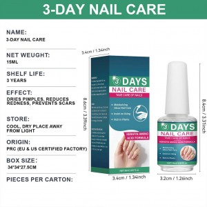 3-DAY NAIL CARE – Repair Weak Nails in Just 3 Days， Deep Hydration + Zero Formaldehyde + Mirror Shine， All-in-One Nail Strengthener & Top Coat