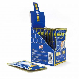 Blueberry Burst Honey Sticks – Naturally Sweet Wild Blueberry Infused Honey for Men & Women， Fast Dissolving Oral Strips for Daily Energy， Focus & Wellness