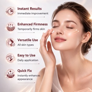 Ready to Ship Instant Firming Eye Cream – Fast-Acting Lift & Tighten Formula for Under-Eye Bags， Fine Lines & Wrinkles， Advanced Anti-Aging Moisturizer for All Skin Types