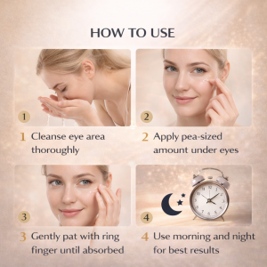 UNDER EYE ELIXIR – Instant Brightening + 24H De-Puffing， Deep Repair & Fine Line Reduction， Advanced Eye Serum for Awakened， Youthful Eyes