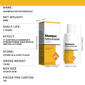 Ready to Ship Ketoconazole Anti-Dandruff Shampoo – Medicated 2% Formula for Seborrheic Dermatitis, Targeted Relief from Scalp Flaking, Itching & Fungal Overgrowth, Clinically Proven Dandruff Treatment