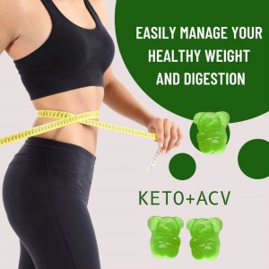 private label oem weight loss bear shape AVC keto gummy