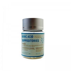 private label Boric acid suppository for female care helps control vaginal odor