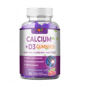 free sample private label immune supplement CALCIUM+D3&K2 gummy for men and women vitamin