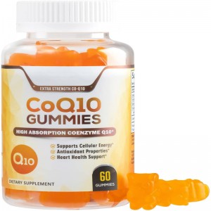 private label CoQ10 Gummies supports Cellular Energy,antioxidant properties,heart health support dietary supplement