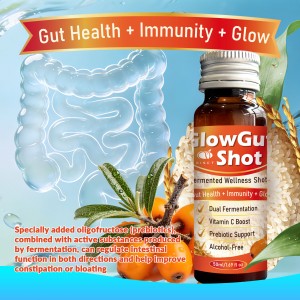customized Alcohol-Free a Fermented Wellness Shot for Gut Health, Immunity, and Natural Glow Energy Drink