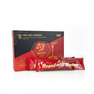 new arrival red Black Horse Vital spoon Honey Strawberry vip Royal Jelly  red Black Horse Vital Honey for Men Energy libido booster