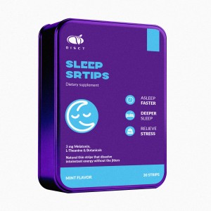 Mint Flavor Vitamin B 12 Nootropic Energy Oral Melt Strips