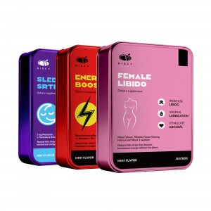 Private Label Female Libido Strip As Oral Melt Film to Drive Stamina Booster  As Energy Supplement