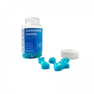 Herbal natural  Ashwagandha gummies, Dietary Supplement for Stress Support 60 Gummies