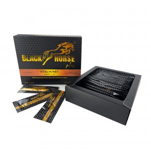 dual effect fast and long time delay men enhancement black horse vital plus honey