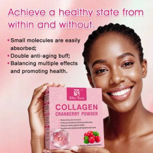 New Stock Collagen Cranberry Powder for Skin Beauty and Urinary Tract Support