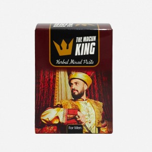 Glass Jar Pack The Macun King Herbal Mixed Paste Honey – Premium Men’s Power Honey Blend with Tongkat Ali & Ginseng， Natural Energy Booster for Male Stamina， Vitality & Adult Health