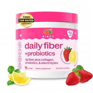 OEM different flavors Daily Fiber Powder with Collagen, Probiotics & Electrolytes Supports Digestive Health, Gut Balance