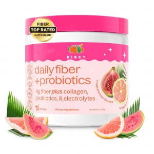 OEM different flavors Daily Fiber Powder with Collagen, Probiotics & Electrolytes Supports Digestive Health, Gut Balance