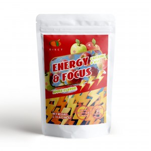 Private Label Ready in Stock Energy Focus Caffeine Gummies Support Cognitive Function Vitamin B12 Gummy