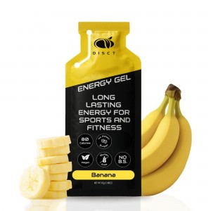 Customized flavors Sports Energy Gel Fast Absorbing Carb Gel with Electrolytes and Caffeine