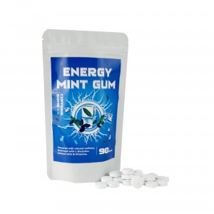 customized energy booster vitamin B 12 mint gum for focus and memory supplements