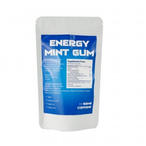 customized energy booster vitamin B 12 mint gum for focus and memory supplements