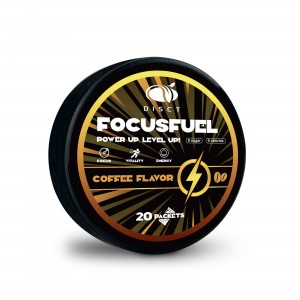 Natural Caffeine Focus Fuel Energy Booster Pouches with Mushroom vitamin B12 L-Theanine