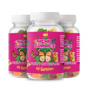 Private label hemp cbd gummies with stress relief and sleep improvement