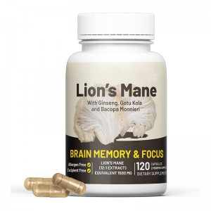 amazon hot Lions Mane Supplement Capsules – Focus, Mental Clarity & Cognition Mushroom Supplement for men and women