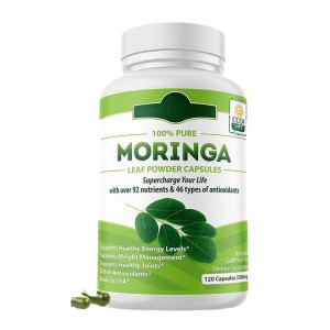 private label superfood vitamin nutrition Super Green Energy Drink  Moringa capsules for men and women health supplement