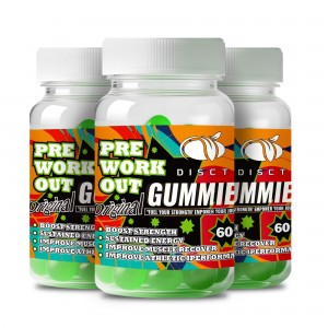 Private Label Pre-Workout Energy Gummies Perfor...