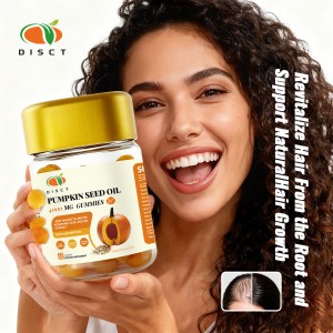 private label Pumpkin Seed Oil Gummies for Prostate  Urinary Tract Support and skin beauty