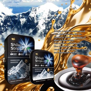 Ready in stock hot selling shilajit oral strips Fast Dissolving Oral Film for energy booster supplements
